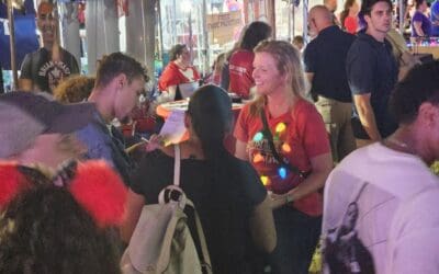 44 decisions for Jesus at a Christmas parade!